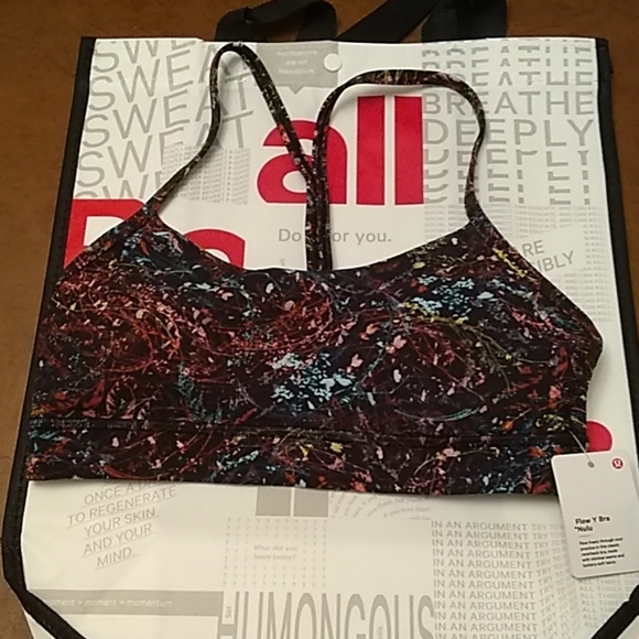 SOLD Lululemon Flow Y Bra *Nulu, 6, FOLM - Picture 3 of 6